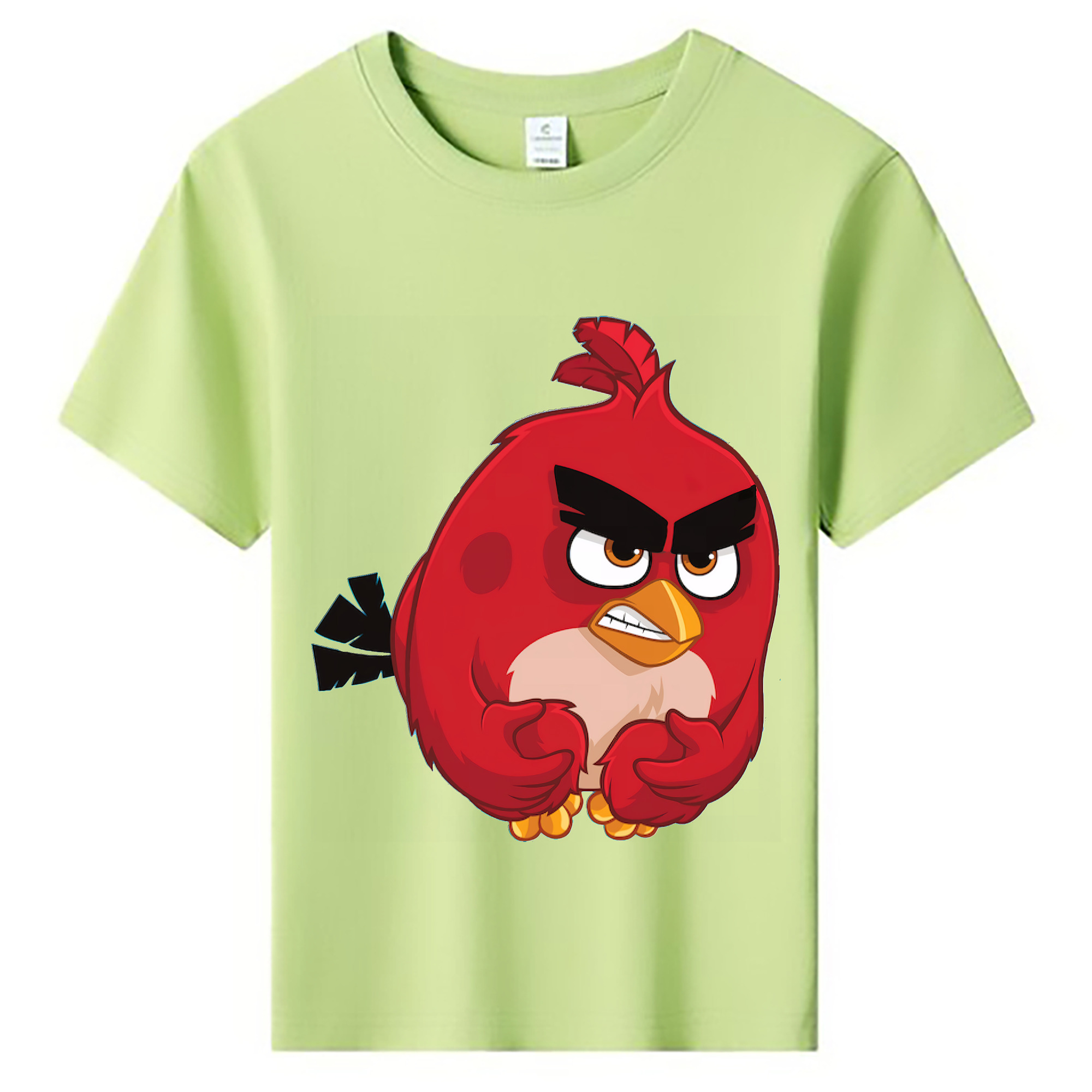 （画像用） Angry Birds アングリーバード 綿100％キッズTシャツ（フロントプリント）